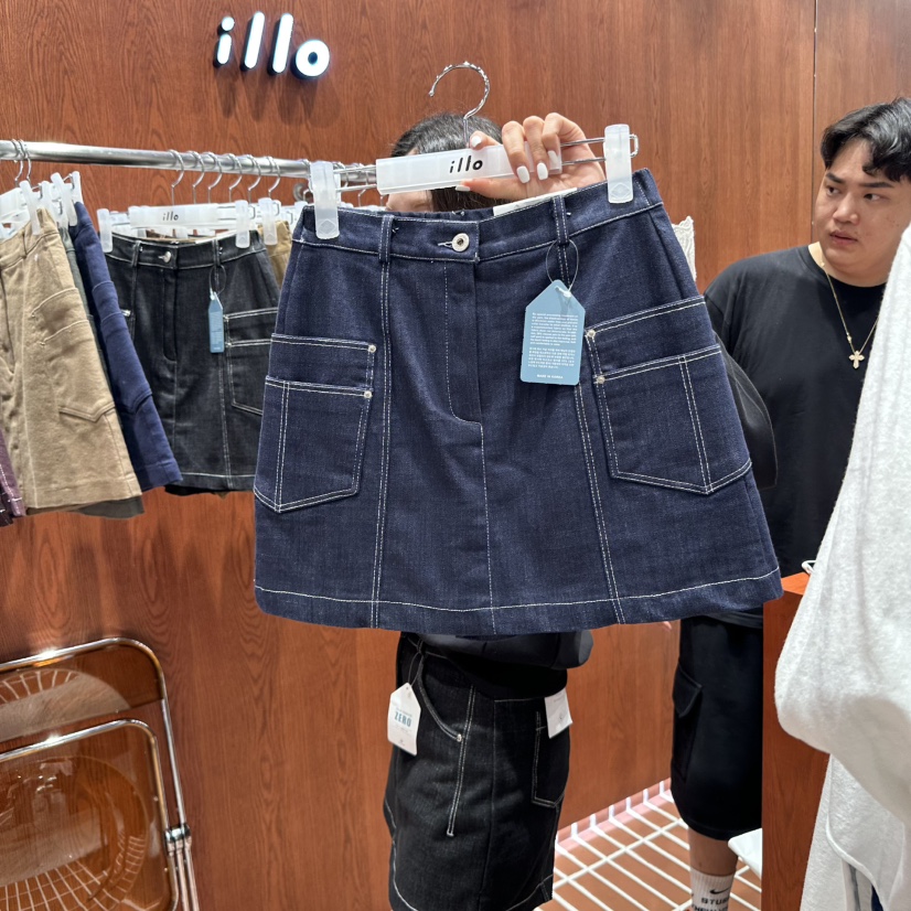 ILLO東大門㊣代購女裝新品真品人氣熱賣休閑25秋冬推薦短裙ILLO短裙