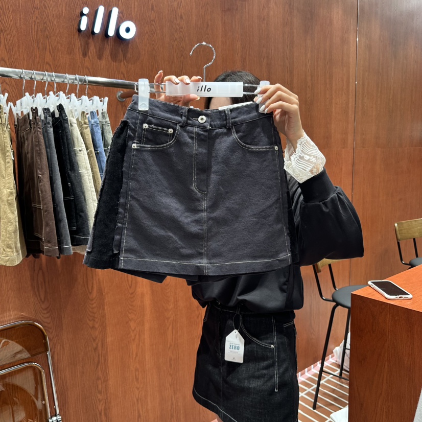 ILLO韓國直郵㊣女士新款真品25秋冬休閑人氣熱賣職業時尚裙褲ILLO裙褲