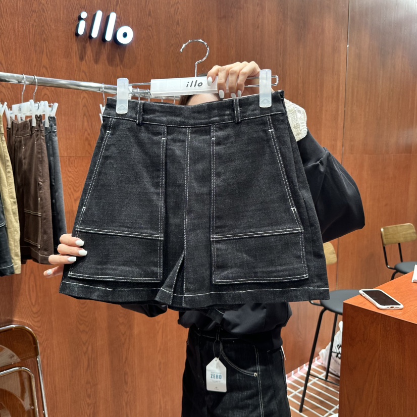ILLO東大門㊣直郵女士新款推薦職業25秋冬熱賣時尚真品短褲ILLO短褲