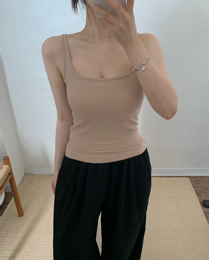 TWENTY FOUR SEVEN24-7東大門㊣實拍女裝新款熱賣吊帶背心TEWNTY FOUR SEVEN24-7吊帶/背心
