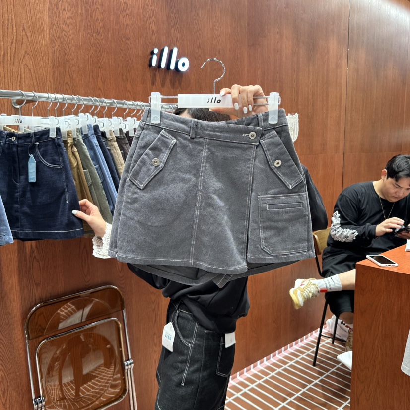 ILLO韓國直郵㊣女士新款推薦人氣時尚休閑25秋冬熱賣真品裙褲ILLO裙褲圖色5