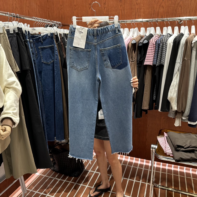 ILLO東大門㊣代購女裝新品人氣25秋冬熱賣時尚真品推薦牛仔褲ILLO牛仔褲