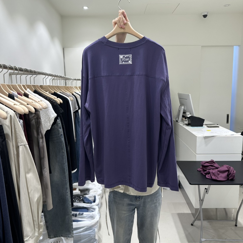 GLORY東大門㊣實拍女裝新品職業推薦熱賣時尚25秋冬長袖T恤GLORY長袖T恤
