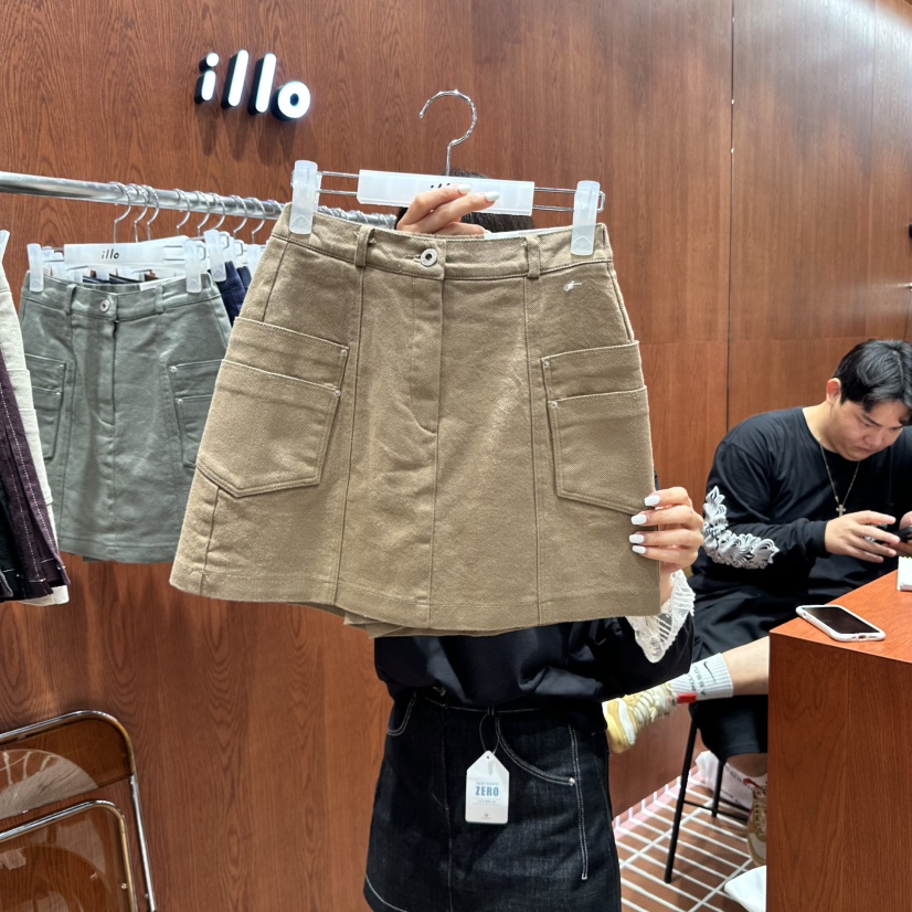 ILLO東大門㊣直郵女士新款推薦真品熱賣休閑人氣職業時尚裙褲ILLO裙褲圖色2