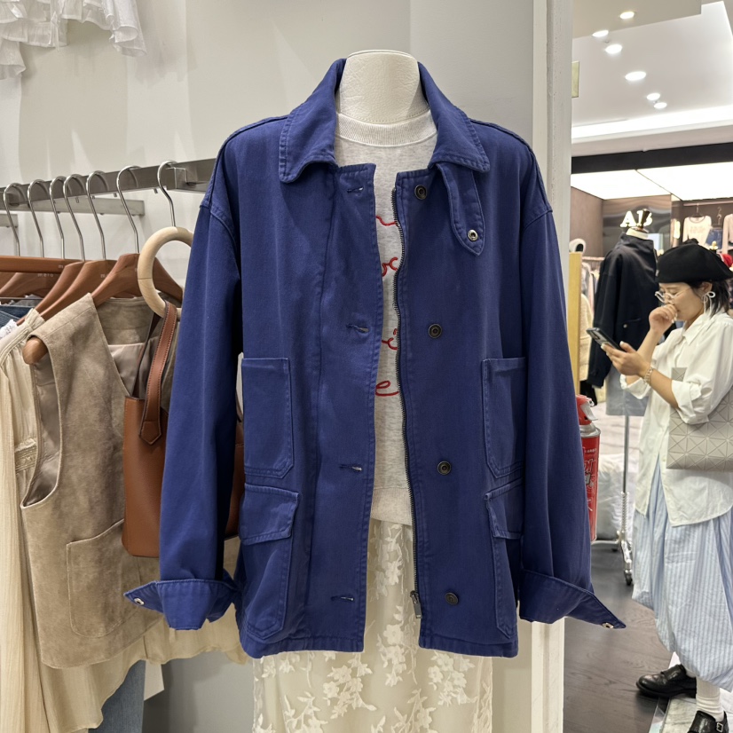 MELO韓國代購㊣女裝新品職業真品人氣熱賣休閑25秋冬推薦夾克MELO夾克圖色1