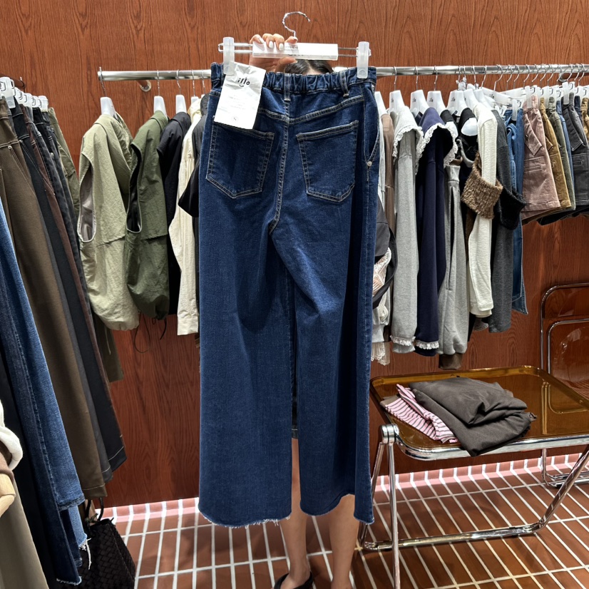 ILLO東大門㊣代購女裝新品休閑人氣職業時尚熱賣牛仔褲口袋ILLO牛仔褲