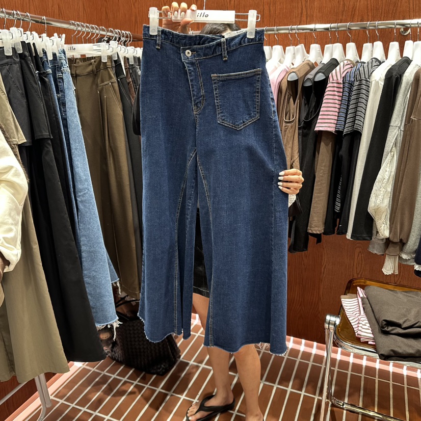 ILLO東大門㊣代購女裝新品休閑人氣職業時尚熱賣牛仔褲口袋ILLO牛仔褲