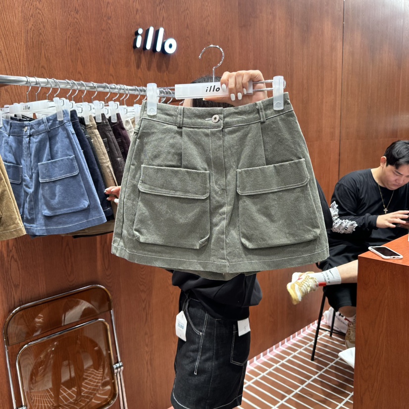 ILLO東大門㊣直郵女裝新品職業休閑25秋冬時尚推薦熱賣裙褲ILLO裙褲圖色2