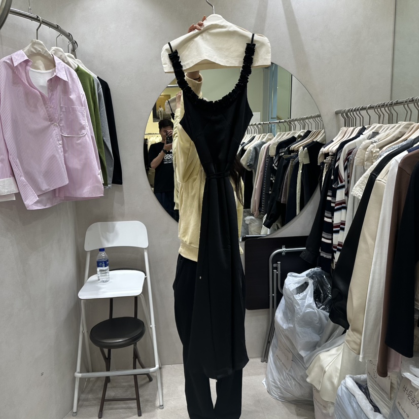 WHO IS SHE韓國代購㊣女士新品休閑25秋冬職業推薦連衣裙WHO IS SHE連衣裙圖色3