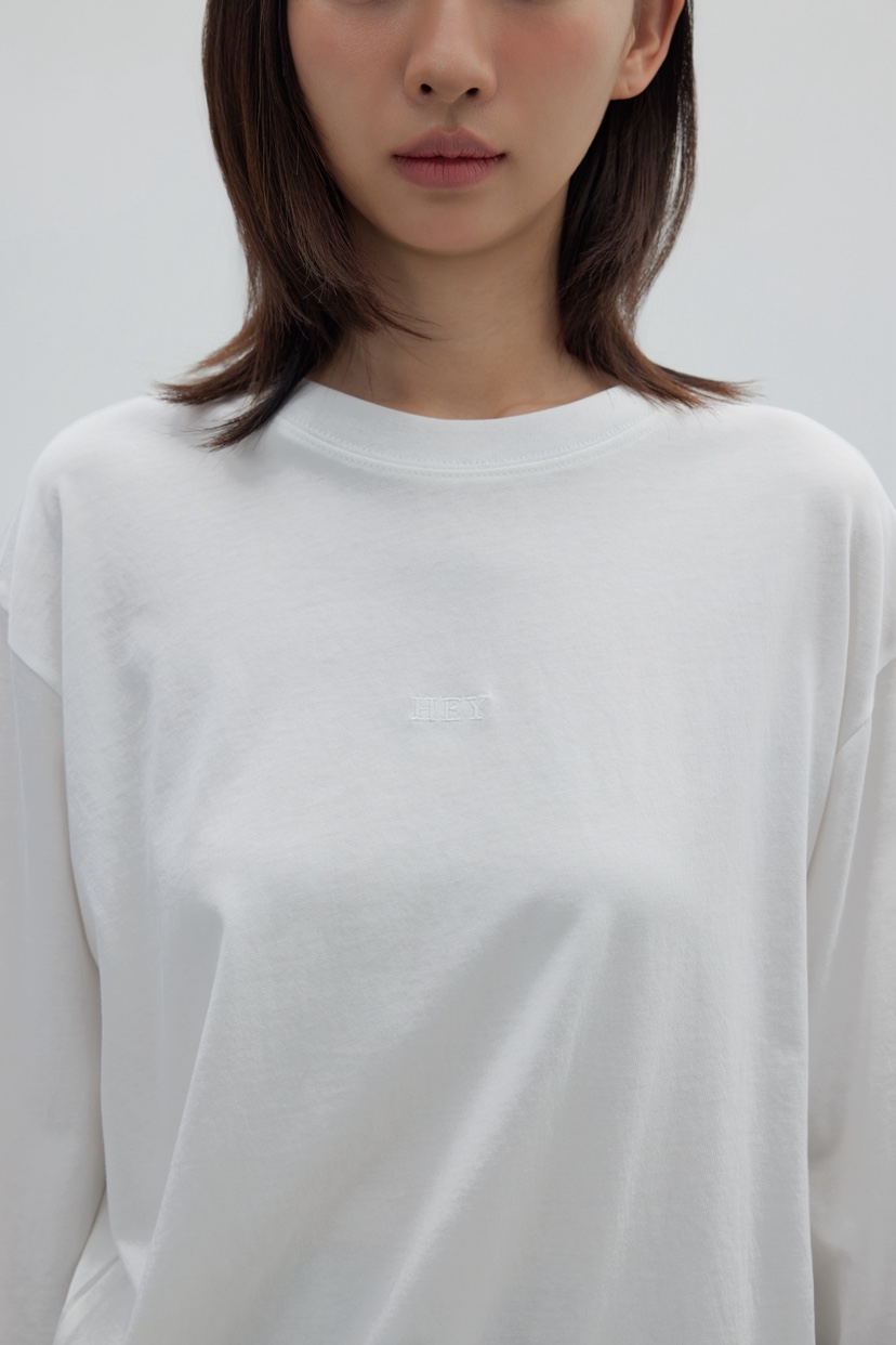 LE-PPL韓國直郵㊣女士新品25秋冬推薦休閑熱賣長袖T恤刺繡LE-PPL長袖T恤