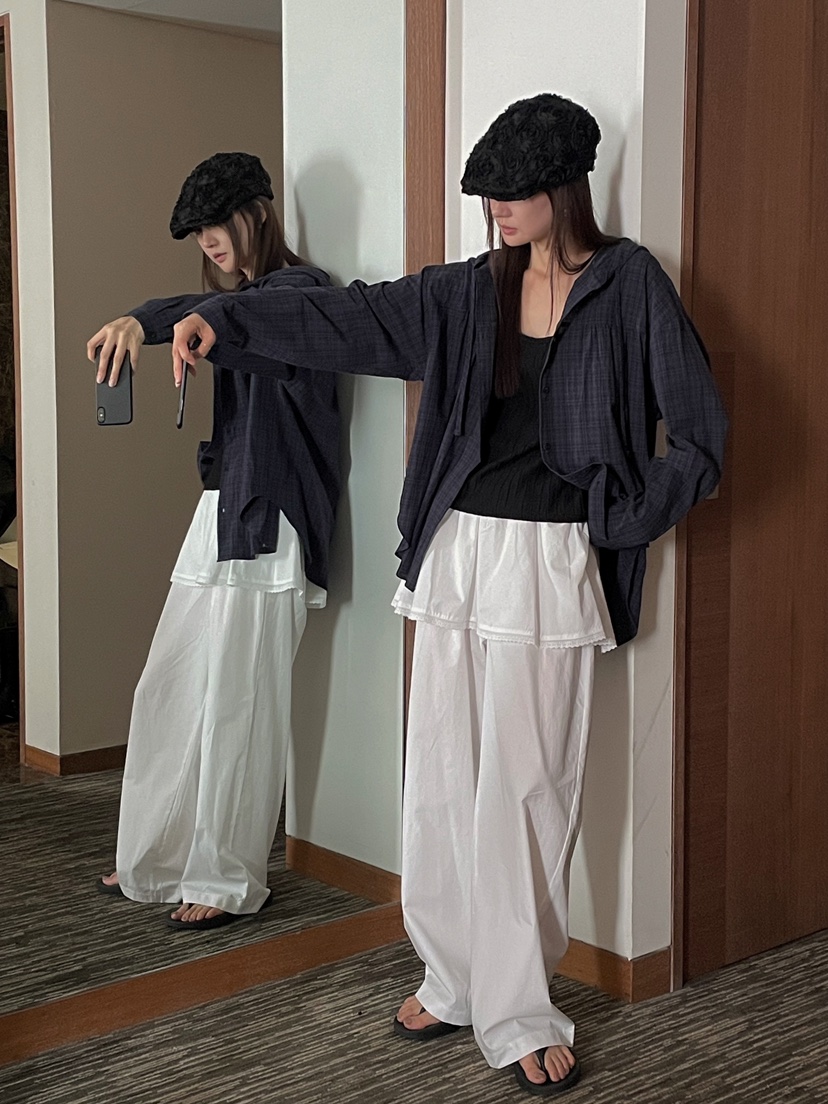 ONDO-P東大門㊣實拍女士新品人氣職業25秋冬休閑真品裙褲蕾絲ONDO-P裙褲