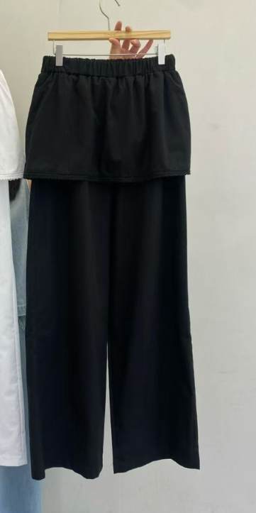 ONDO-P東大門㊣實拍女士新品人氣職業25秋冬休閑真品裙褲蕾絲ONDO-P裙褲圖色2