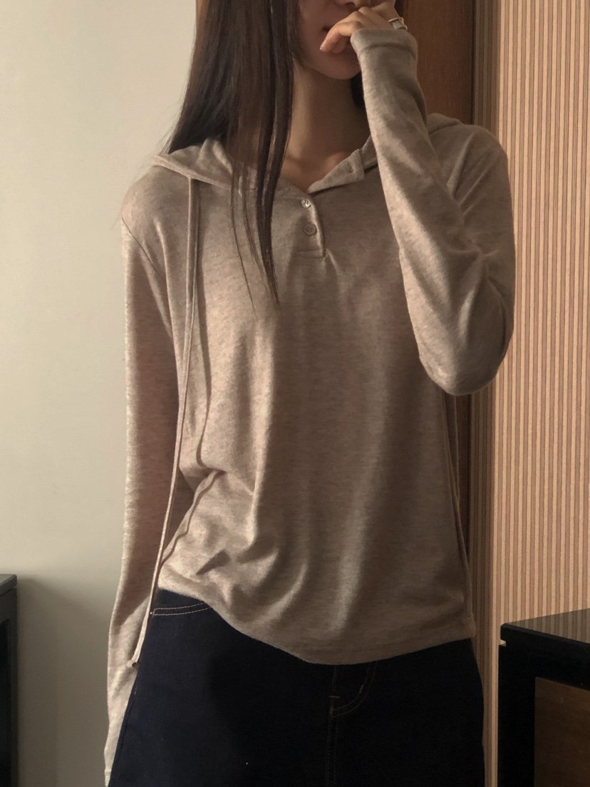 ONDO-P韓國直郵㊣女士新品推薦25秋冬職業針織衫連帽衫修身ONDO-P針織衫