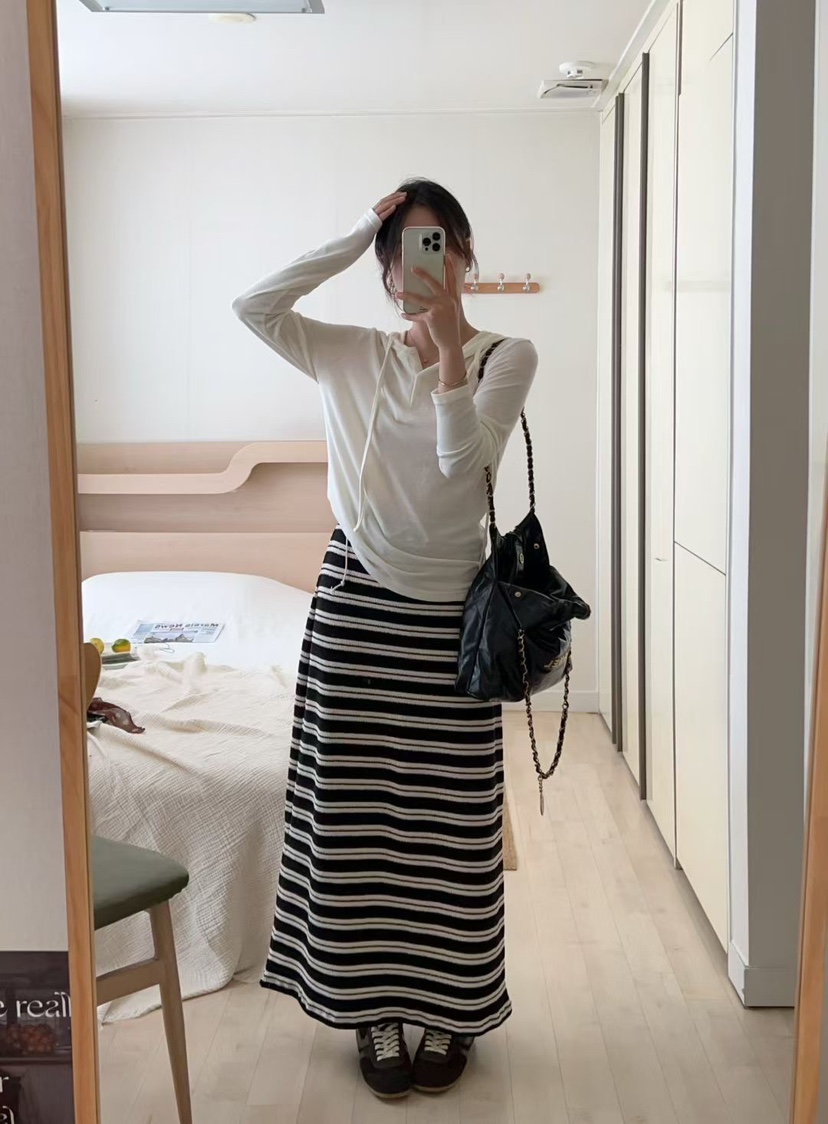 ONDO-P韓國直郵㊣女士新品推薦25秋冬職業針織衫連帽衫修身ONDO-P針織衫
