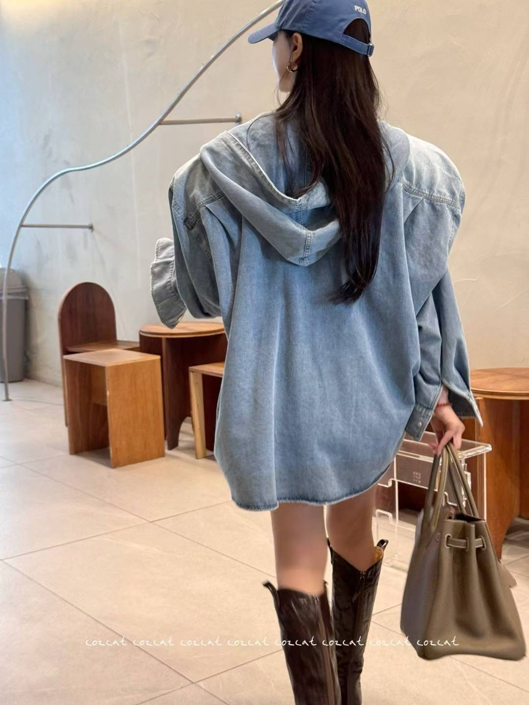 COZCAT-코즈켓-T東大門㊣實拍女士新品推薦休閑人氣25秋冬夾克COZCAT夾克