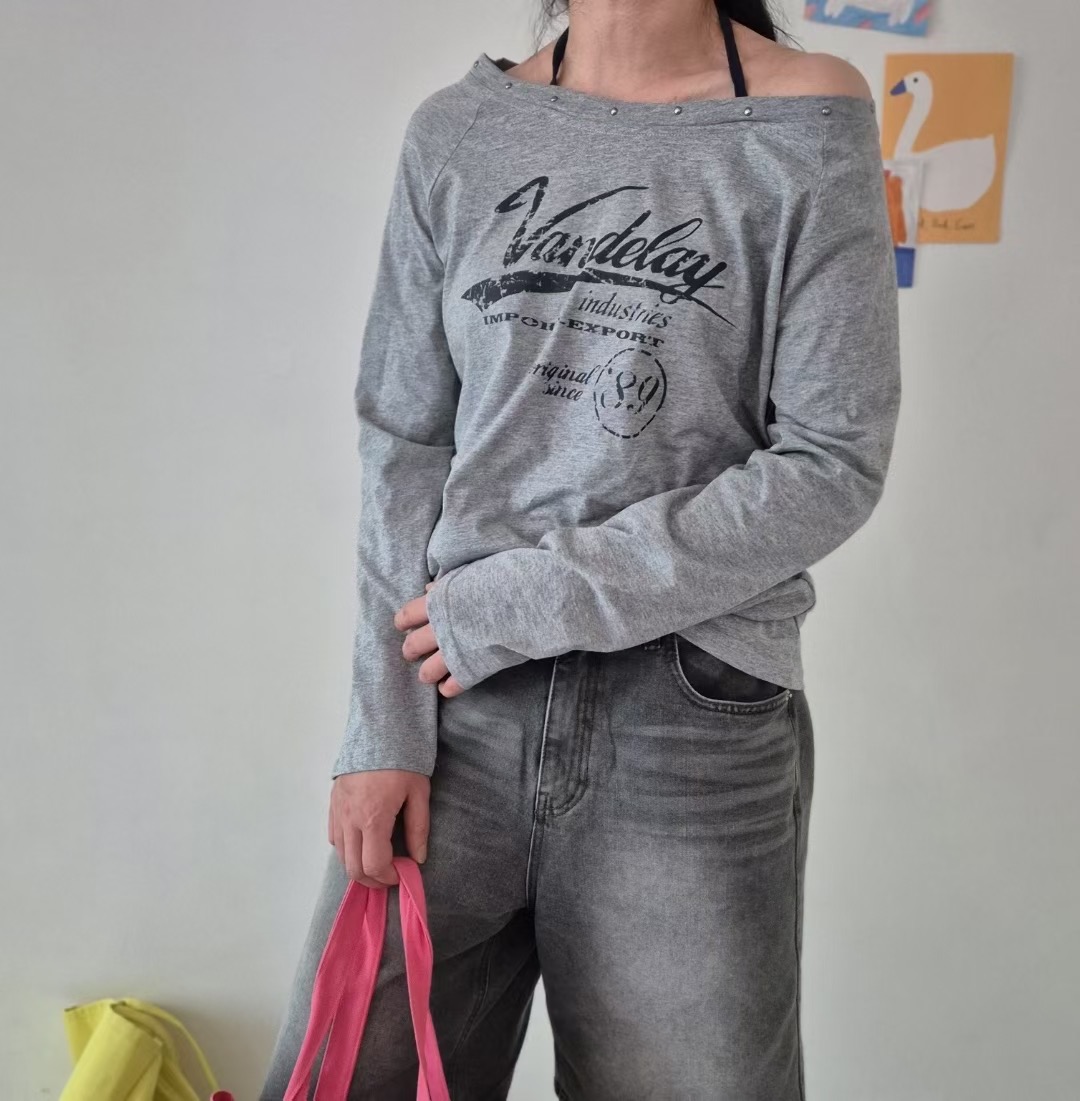 COTTONFACTORY韓國代購㊣女裝新款真品人氣熱賣長袖T恤船領COTTONFACTORY長袖T恤圖色3