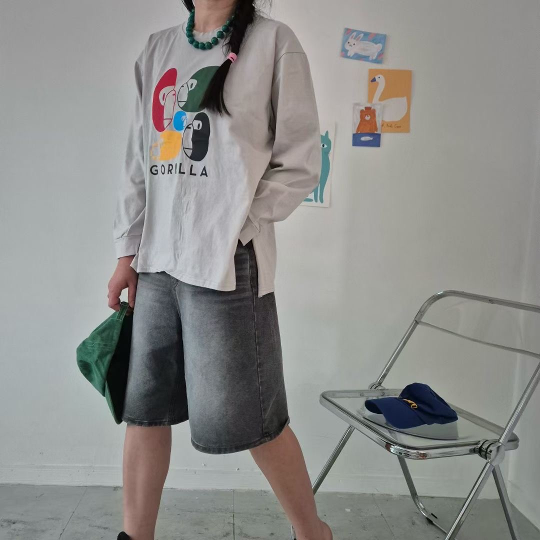 COTTONFACTORY韓國直郵㊣女裝新款職業時尚推薦25秋冬長袖T恤COTTONFACTORY長袖T恤