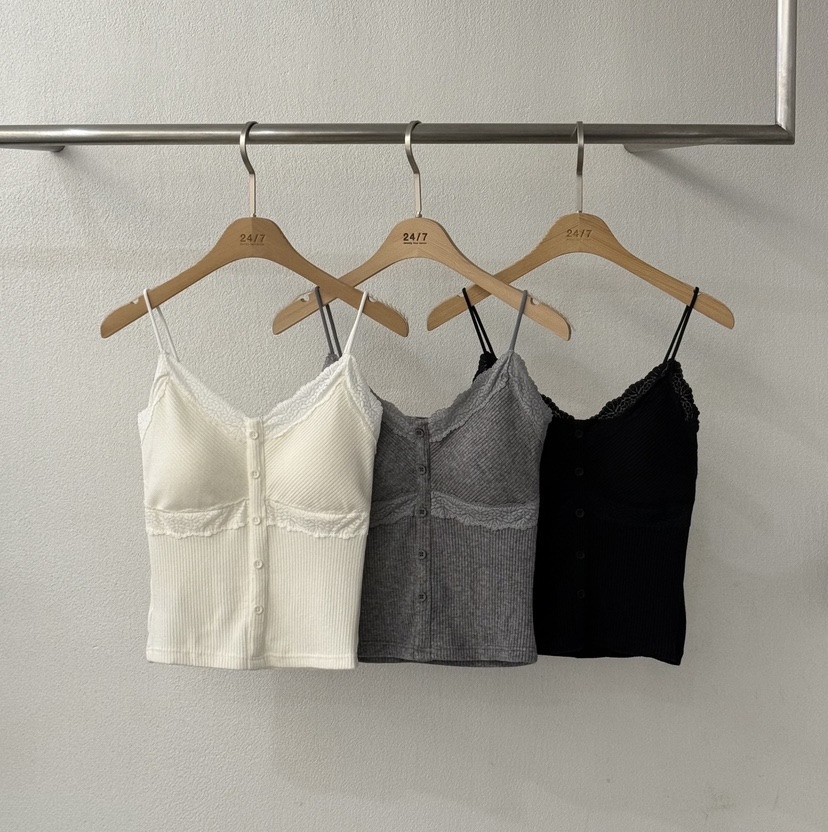 TWENTY FOUR SEVEN24-7東大門㊣實拍女士新品時尚吊帶背心TEWNTY FOUR SEVEN24-7吊帶/背心