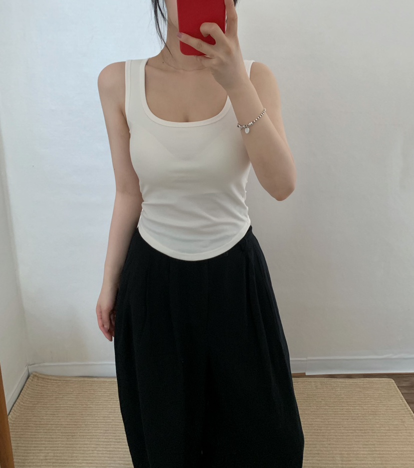 TWENTY FOUR SEVEN24-7韓國代購㊣女士新品25秋冬吊帶背心TEWNTY FOUR SEVEN24-7吊帶/背心
