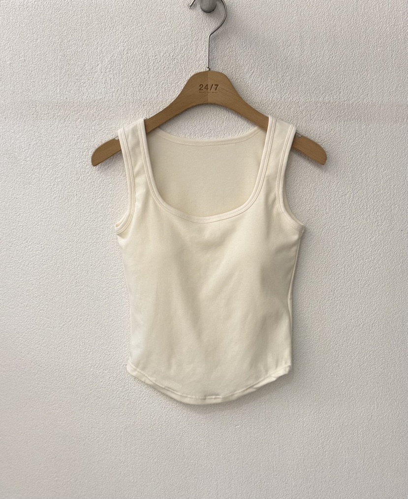 TWENTY FOUR SEVEN24-7韓國代購㊣女士新品25秋冬吊帶背心TEWNTY FOUR SEVEN24-7吊帶/背心