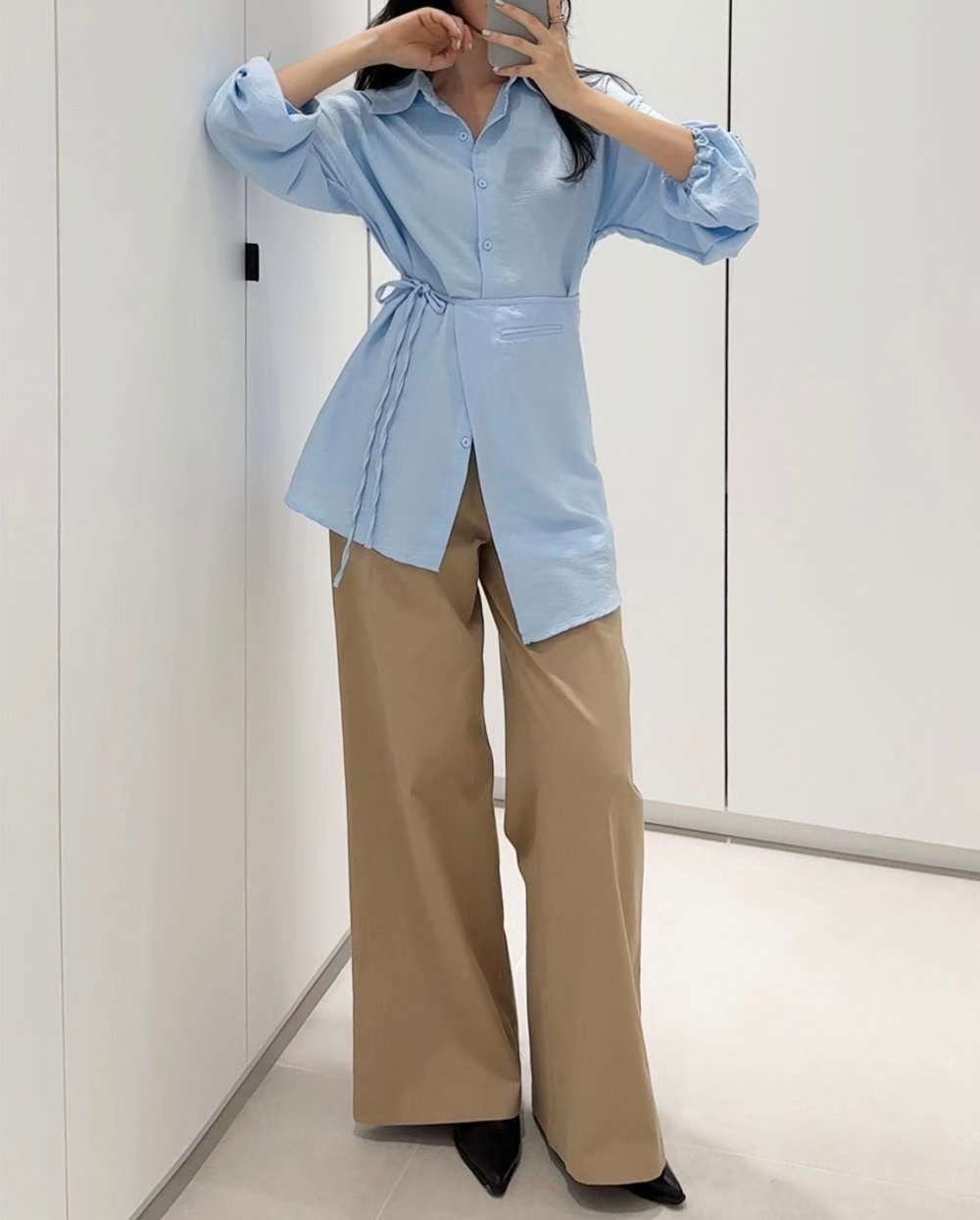 COOLPIS-쿨피스-T東大門㊣直郵女士新款職業休閑褲不含腰帶COOLPIS休閑褲
