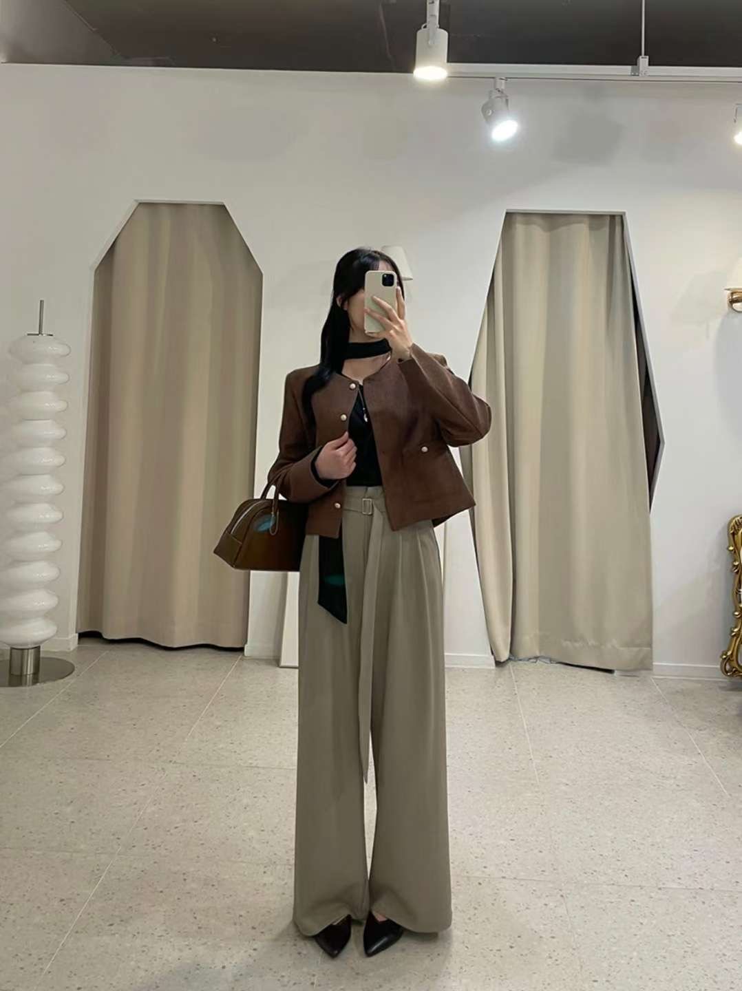 COOLPIS-쿨피스-T東大門㊣實拍女裝新款人氣休閑褲含腰帶COOLPIS休閑褲