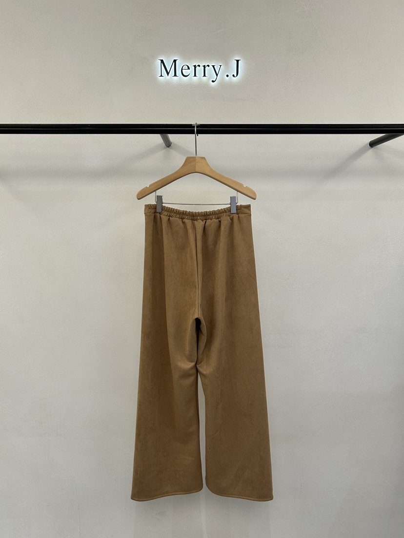 MERRY-J東大門㊣實拍女士新品時尚推薦職業熱賣休閑褲絲絨MERRY-J休閑褲