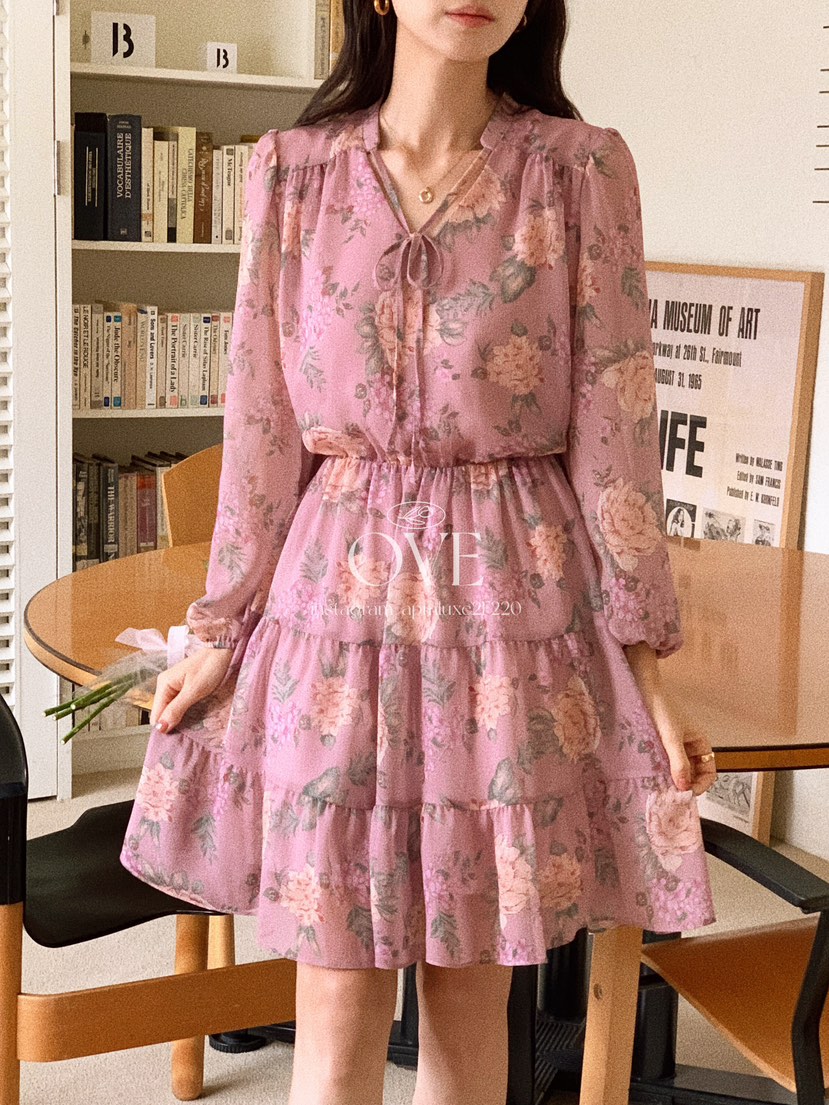 OVE韓國代購㊣女裝新品推薦職業人氣真品時尚休閑25秋冬連衣裙OVE連衣裙