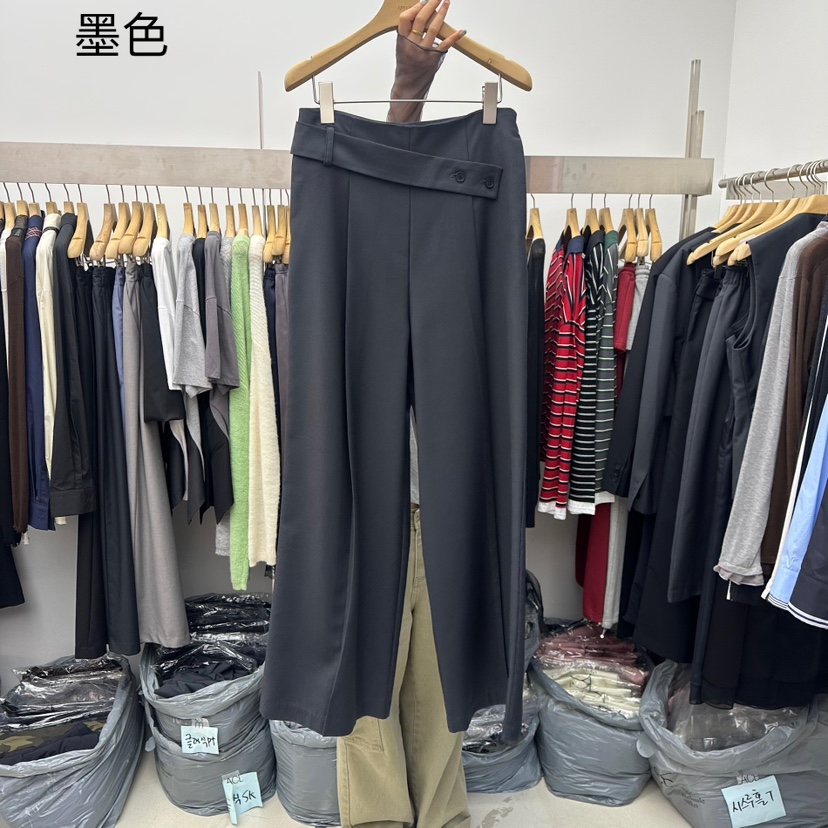 SPECIAL韓國代購㊣女士新品職業推薦熱賣時尚真品25秋冬休閑褲SPECIAL休閑褲