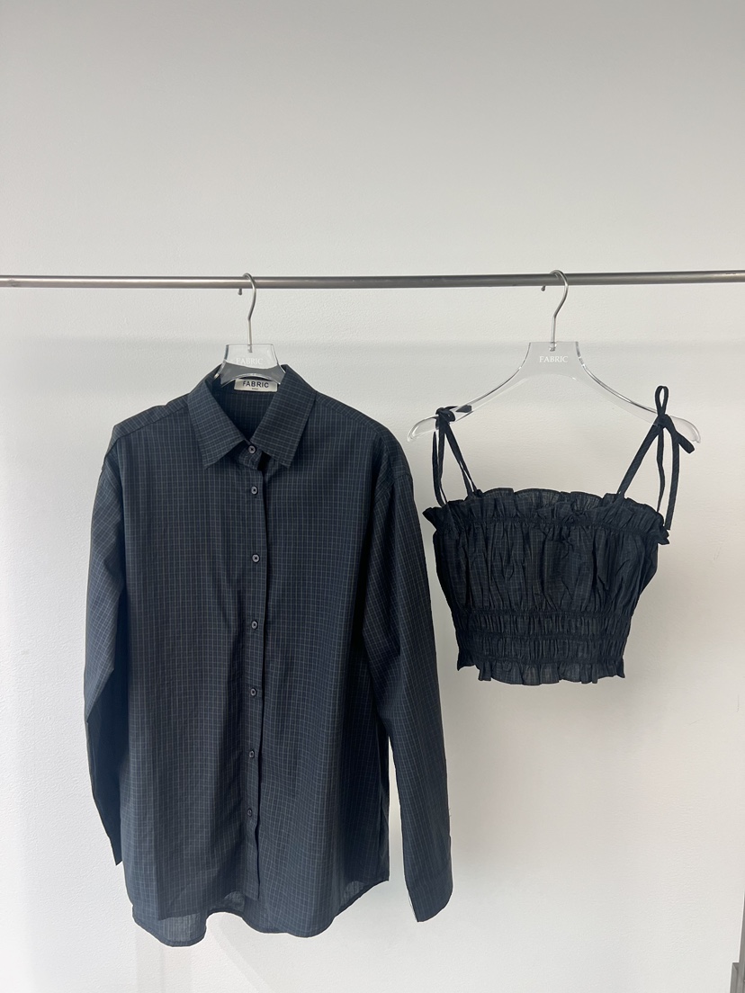 FABRIC東大門㊣實拍女裝新品真品推薦時尚25秋冬套裝假兩件FABRIC套裝圖色2