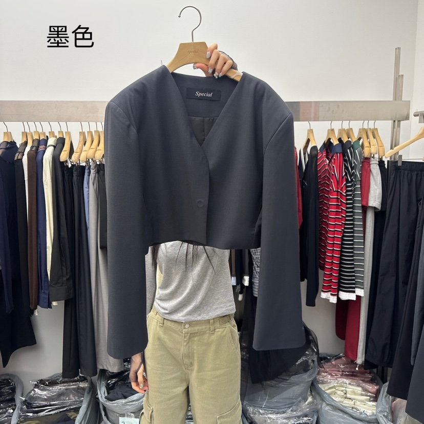 SPECIAL東大門㊣實拍女士新品推薦人氣時尚25秋冬熱賣真品夾克SPECIAL夾克