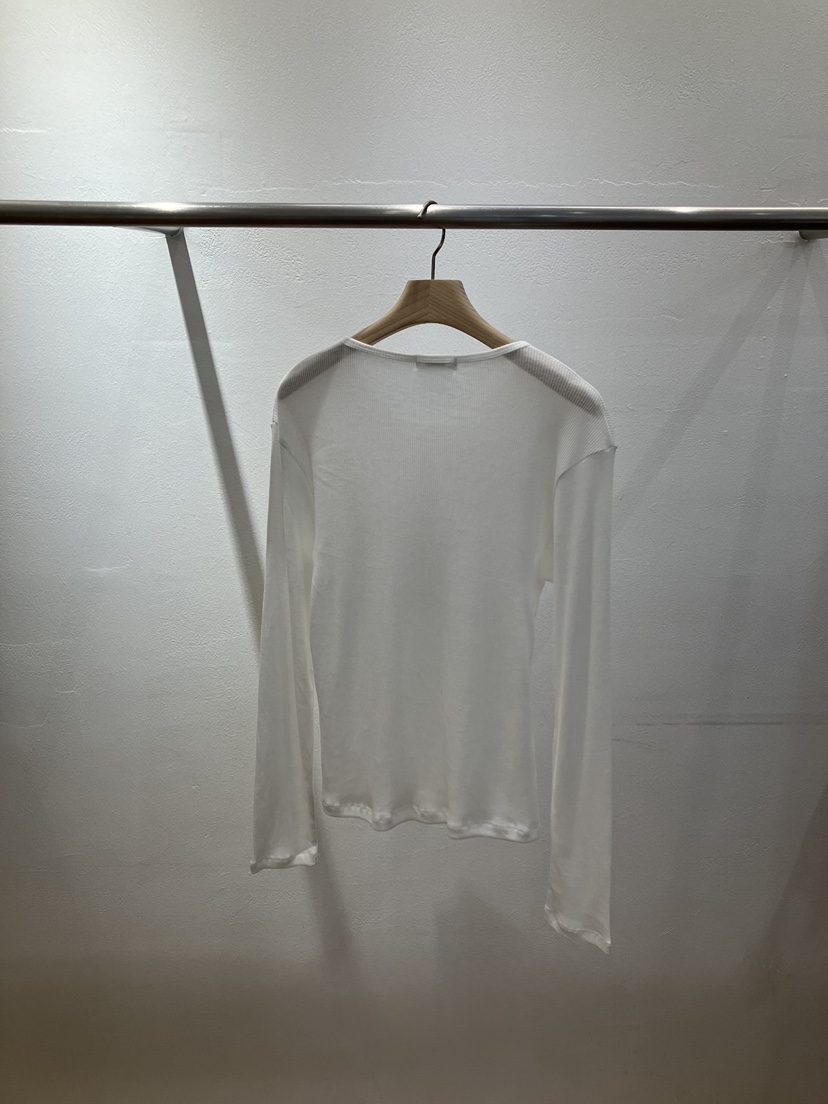FL LANEL韓國代購㊣女裝新品25秋冬職業真品休閑長袖T恤紐扣FL LANEL長袖T恤