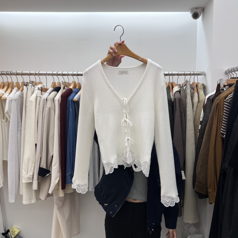DRESS ROOM韓國直郵㊣女裝新品25秋冬熱賣推薦人氣針織衫開衫DRESS ROOM針織衫圖色2