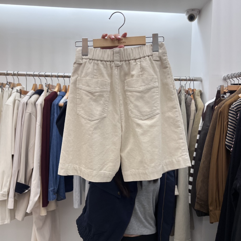 DRESS ROOM東大門㊣實拍女士新款休閑時尚25秋冬職業熱賣短褲DRESS ROOM短褲
