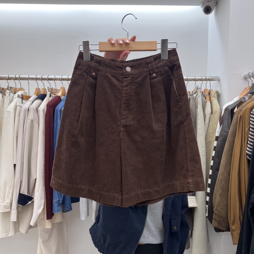 DRESS ROOM東大門㊣實拍女士新款休閑時尚25秋冬職業熱賣短褲DRESS ROOM短褲圖色3