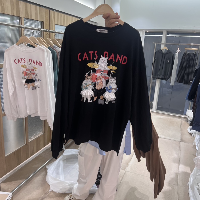 ARANCIA韓國代購㊣女裝新品人氣推薦職業熱賣時尚休閑長袖T恤ARANCIA長袖T恤圖色2