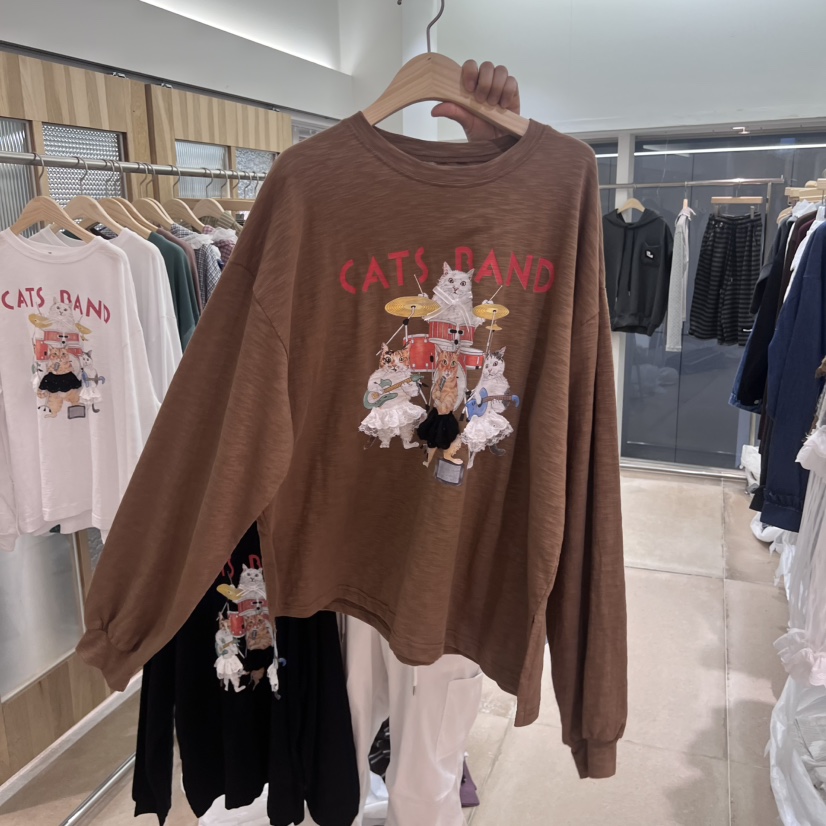 ARANCIA韓國代購㊣女裝新品人氣推薦職業熱賣時尚休閑長袖T恤ARANCIA長袖T恤圖色3