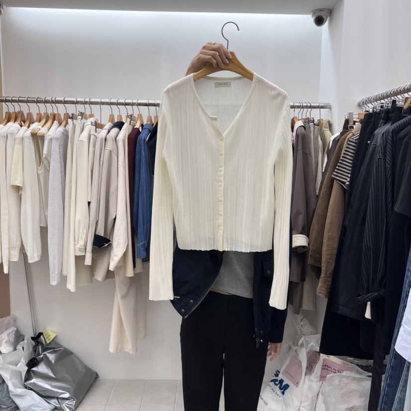 DRESS ROOM東大門㊣代購女裝新款推薦真品時尚職業針織衫開衫DRESS ROOM針織衫