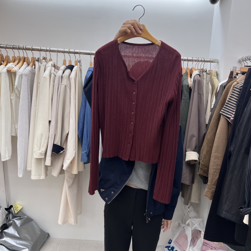 DRESS ROOM東大門㊣代購女裝新款推薦真品時尚職業針織衫開衫DRESS ROOM針織衫圖色2