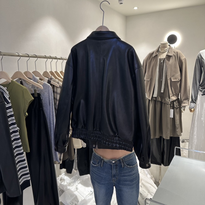 LIL韓國代購㊣女士新品人氣時尚職業推薦熱賣25秋冬夾克復古LIL夾克