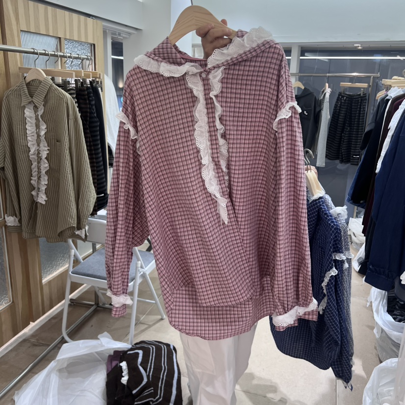 ARANCIA韓國直郵㊣女士新品人氣真品25秋冬時尚職業襯衫蕾絲衫ARANCIA襯衫/蕾絲衫