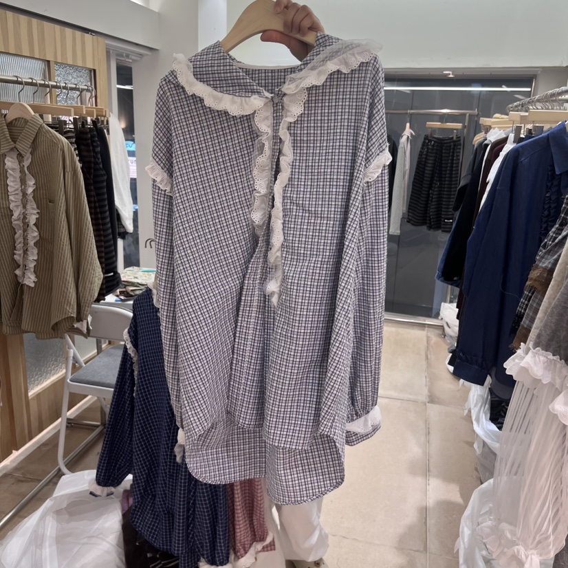 ARANCIA韓國直郵㊣女士新品人氣真品25秋冬時尚職業襯衫蕾絲衫ARANCIA襯衫/蕾絲衫圖色3