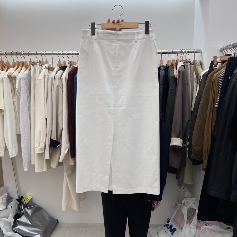 DRESS ROOM韓國直郵㊣女士新品人氣熱賣時尚半身裙中短裙棉質DRESS ROOM半身裙/中短裙