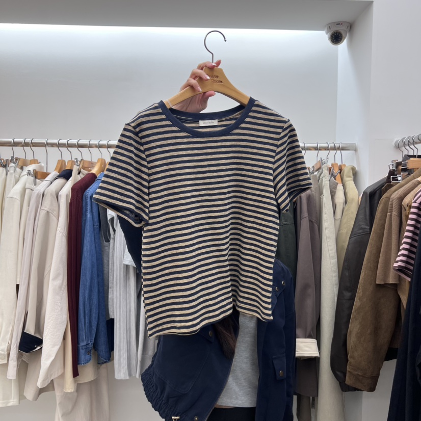 DRESS ROOM韓國代購㊣女裝新品真品時尚25秋冬熱賣推薦T恤DRESS ROOMT恤圖色2