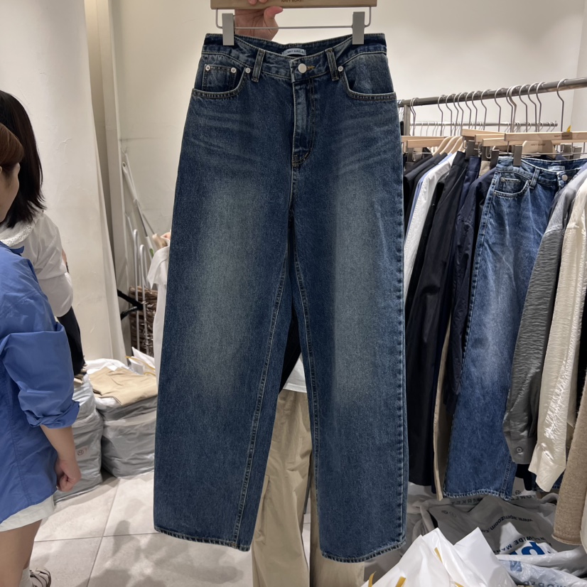 NAVYBURST東大門㊣實拍女裝新品推薦人氣真品休閑職業牛仔褲NAVY BURST牛仔褲圖色1