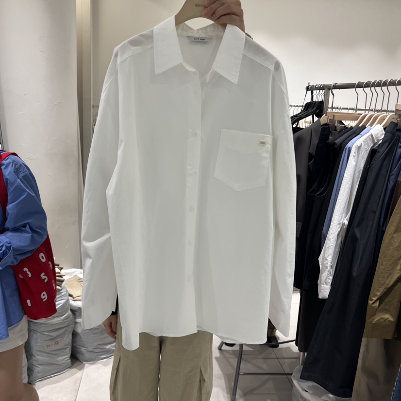 NAVYBURST東大門㊣代購女裝新款休閑熱賣職業時尚襯衫蕾絲衫NAVY BURST襯衫/蕾絲衫