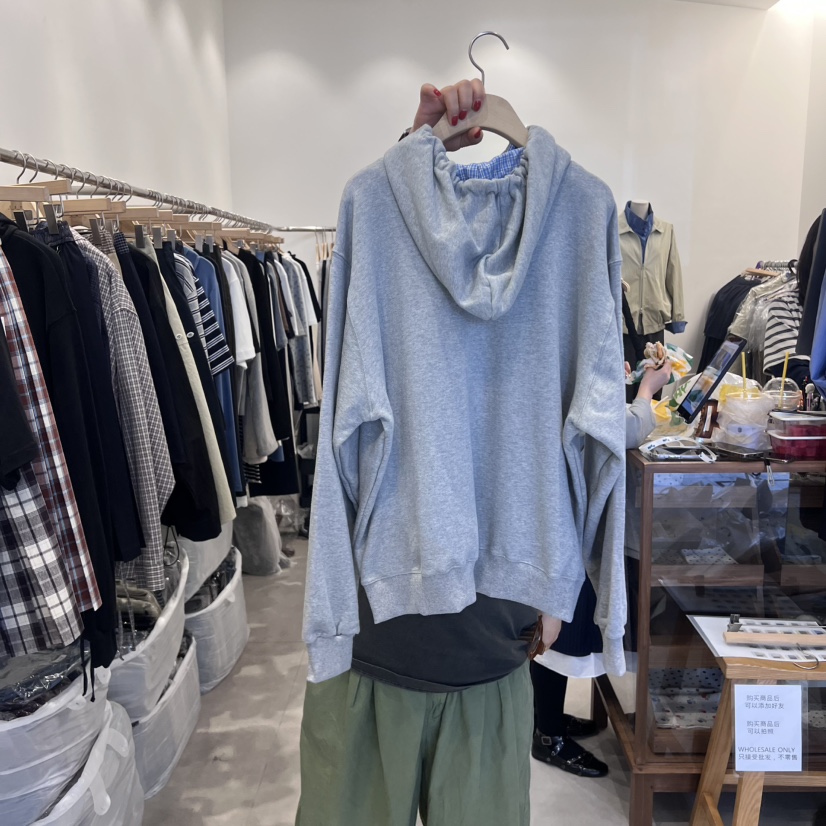TAN&COMO韓國代購㊣女士新品人氣熱賣職業衛衣拉鏈兜帽tan-COMO衛衣