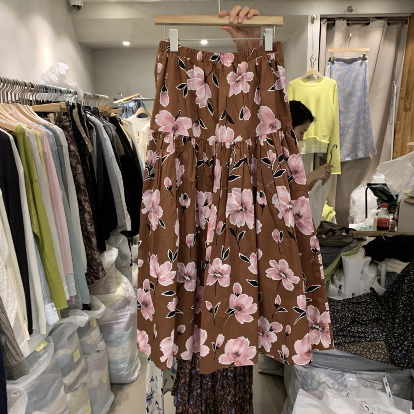 LOGROAD韓國代購㊣女士新品休閑職業時尚推薦熱賣半身裙中短裙LOG ROAD半身裙/中短裙圖色2