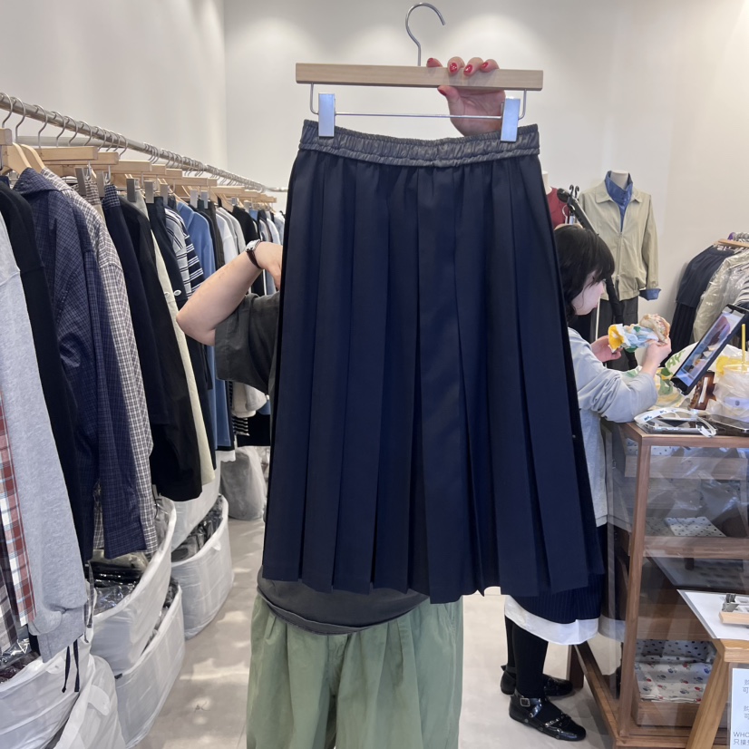 TAN&COMO韓國代購㊣女士新品休閑25秋冬真品半身裙中短裙tan-COMO半身裙/中短裙