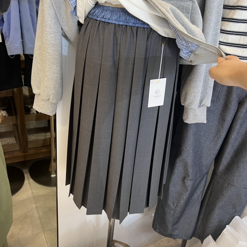 TAN&COMO韓國代購㊣女士新品休閑25秋冬真品半身裙中短裙tan-COMO半身裙/中短裙